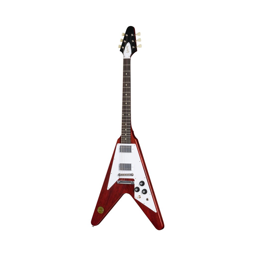 Gibson 1971 Flying V Medallion Reissue Electric Guitar - Medallion Cherry Electric Guitars Sky Music