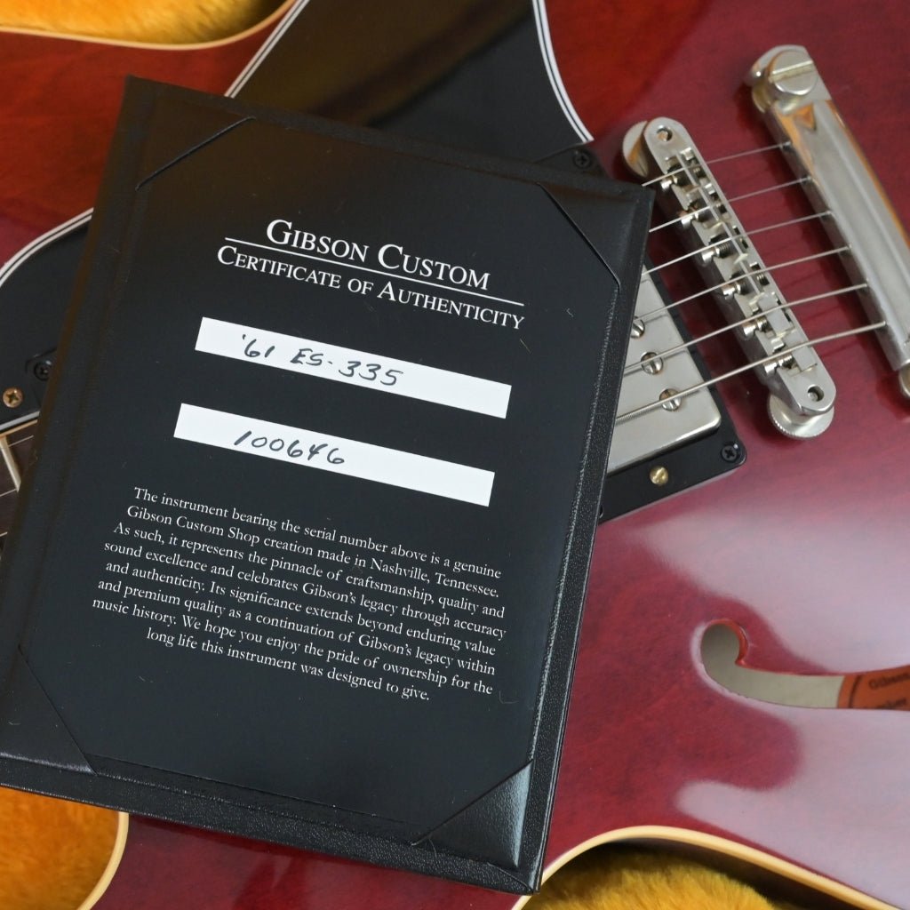Gibson '61 ES-335 Reissue Electric Guitar - VOS Sixties Cherry Electric Guitars Sky Music