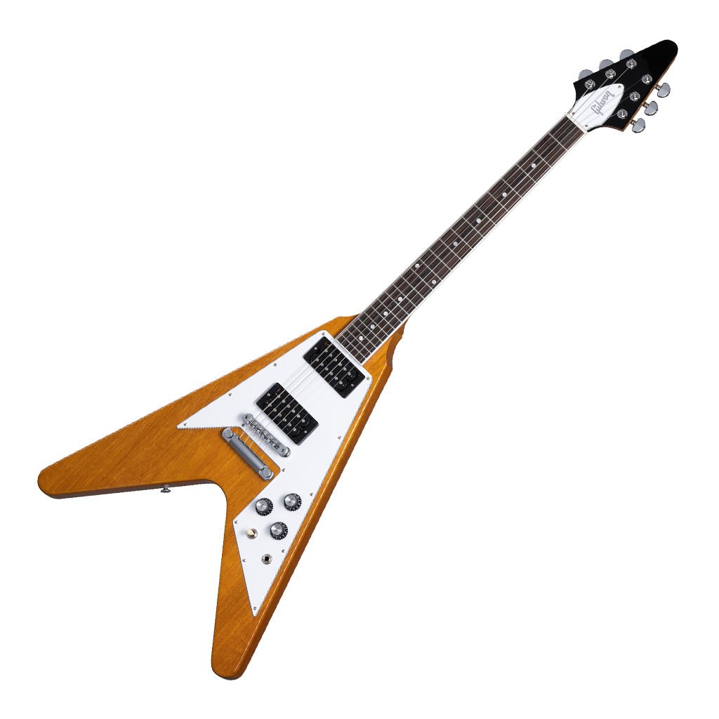 Gibson 70s Flying V Antique Natural Electric Guitars Sky Music