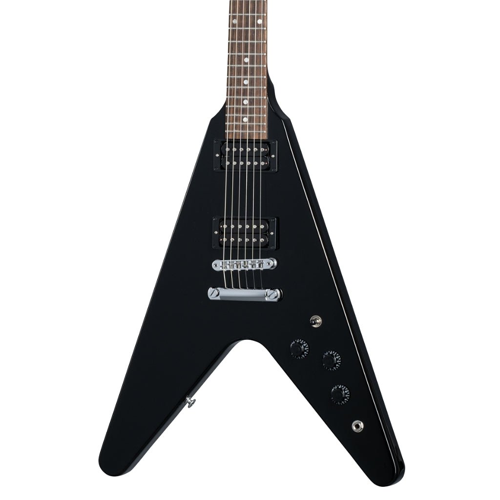 Gibson 80s Flying V Electric Guitar - Ebony Electric Guitars Sky Music