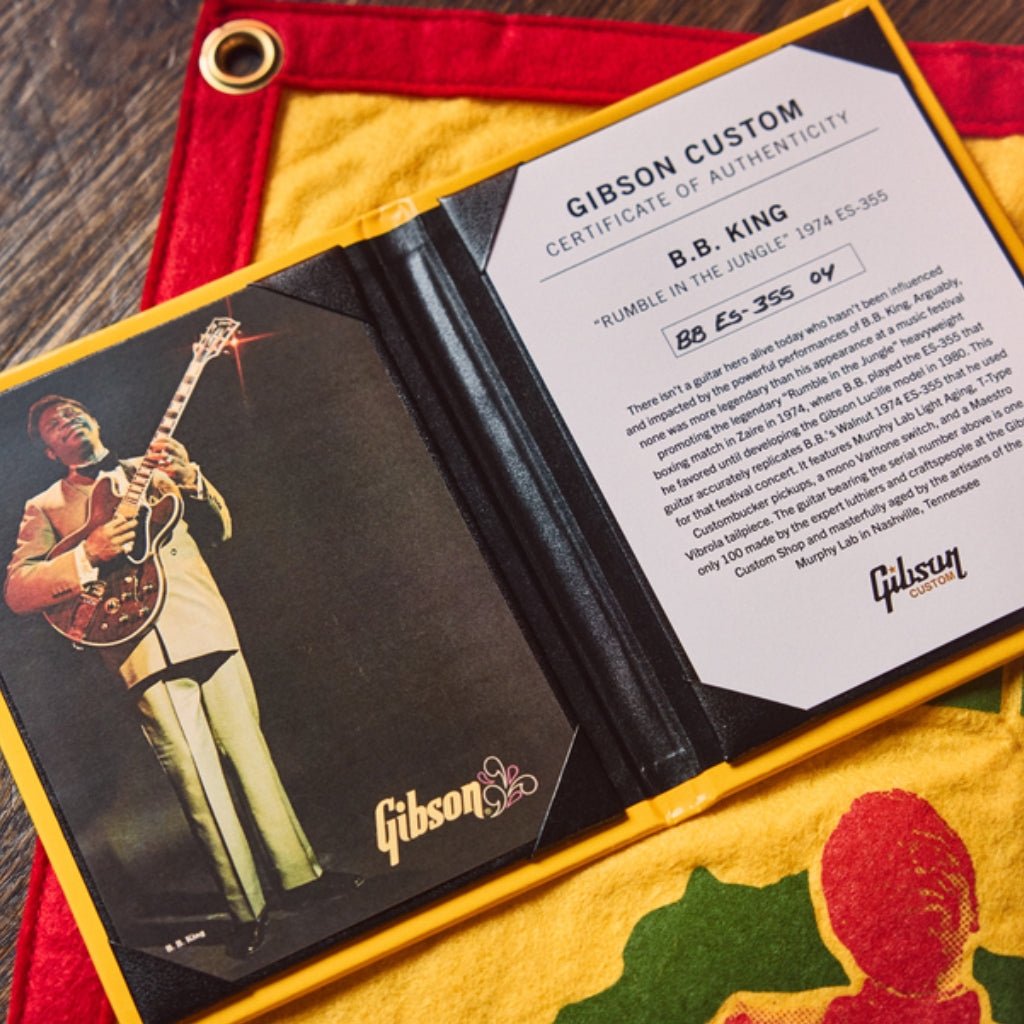 Gibson B.B. King Rumble in the Jungle 74 ES355 - Walnut Electric Guitars Sky Music