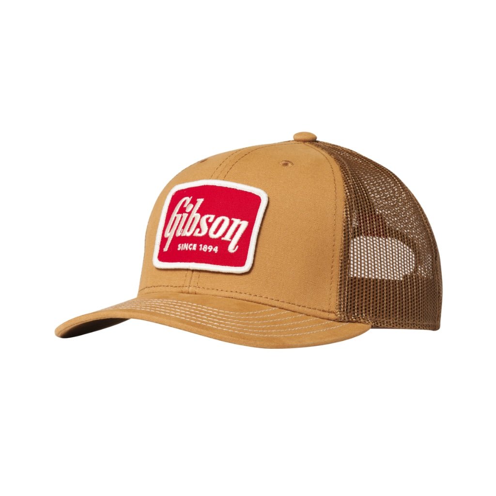 Gibson Canvas Trucker Cap Merchandise &amp; Apparel Sky Music