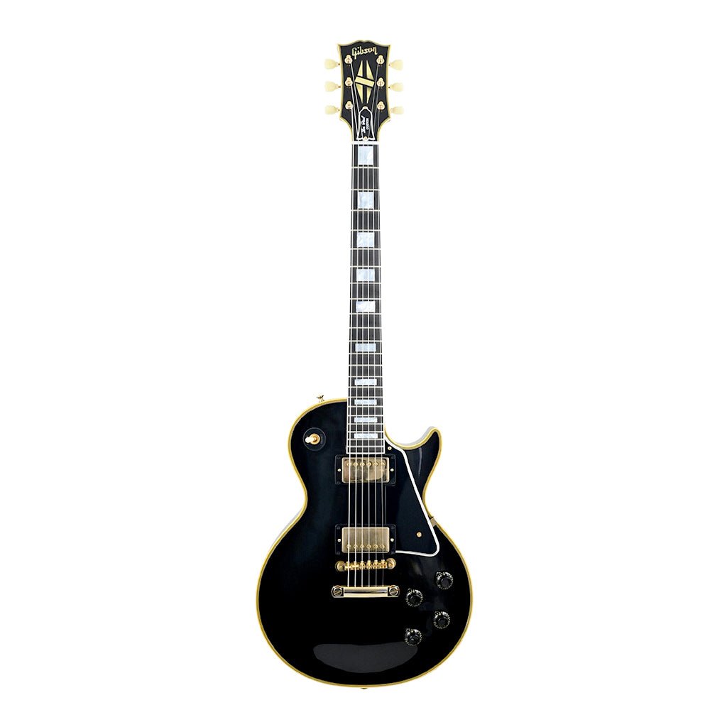 Gibson Custom 1957 Les Paul Custom Reissue Electric Guitar - Ebony, VOS Electric Guitars Sky Music