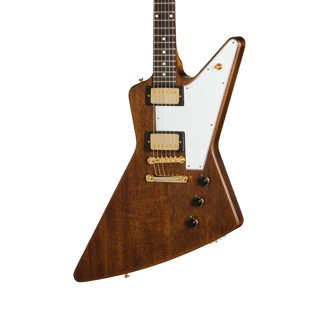 Gibson Custom 1958 Mahogany Explorer Reissue - Antique Natural Electric Guitars Sky Music