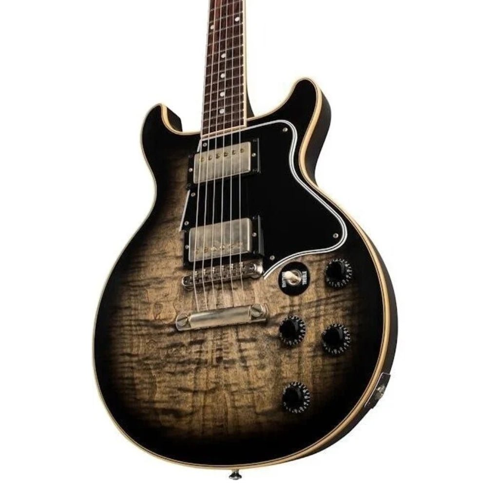 Gibson Custom Les Paul Special Double Cut Figured Maple Top - Cobra Burst Electric Guitars Sky Music