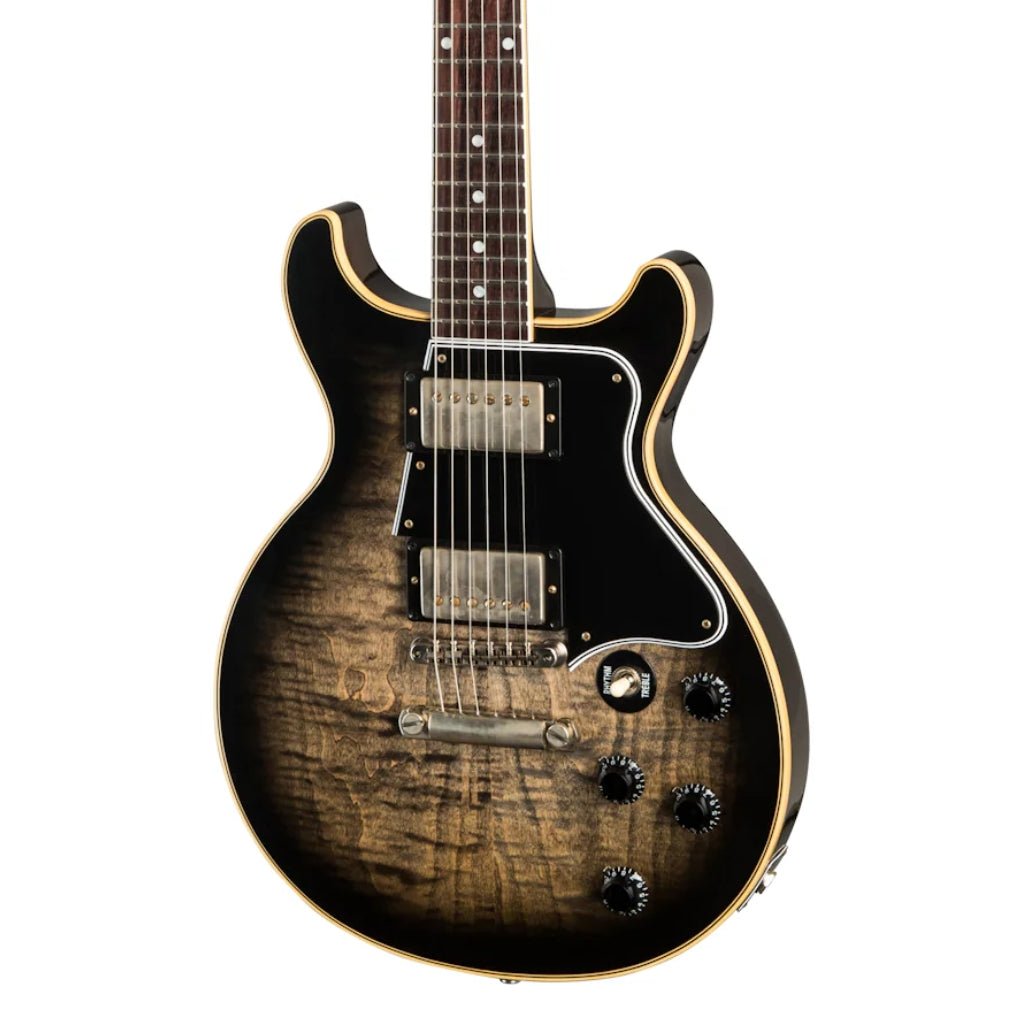 Gibson Custom Les Paul Special Double Cut Figured Maple Top - Cobra Burst Electric Guitars Sky Music