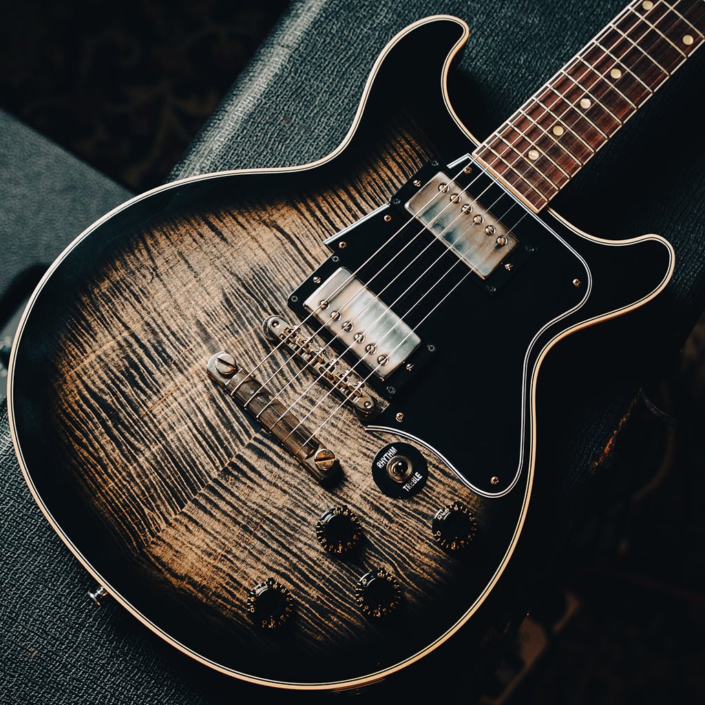 Gibson Custom Les Paul Special Double Cut Figured Maple Top - Cobra Burst Electric Guitars Sky Music