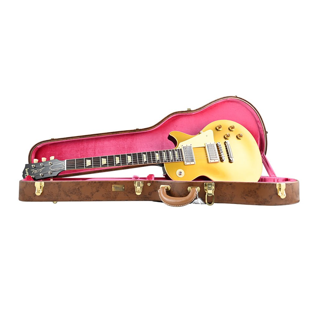 Gibson Custom Shop 1957 Les Paul Standard Reissue - Gold Top - Dark Back Electric Guitars Sky Music
