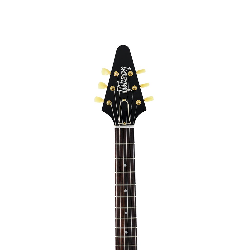 Gibson Custom Shop '58 Korina Flying V - Black Guard Electric Guitars Sky Music