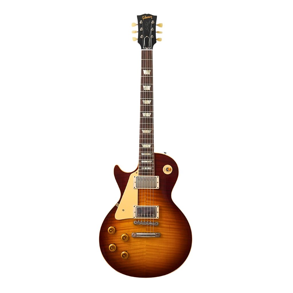 Gibson Custom Shop Hand Select 1959 Les Paul Left Handed - Ultra Light Back - VOS Cherry Tea Electric Guitars Sky Music