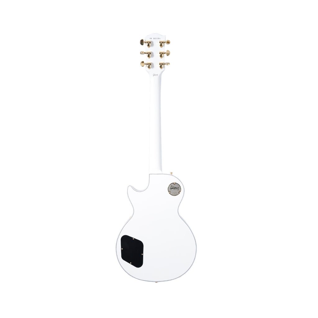 Gibson Custom Shop Les Paul Custom Electric Guitar - Alpine White Electric Guitars Sky Music