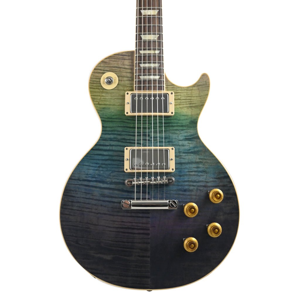 Gibson Custom Shop Les Paul Standard Rock Top - Trans Geode Electric Guitars Sky Music