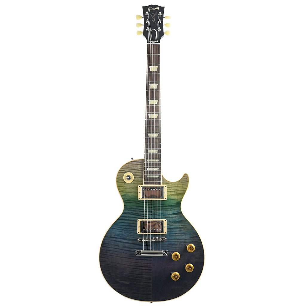 Gibson Custom Shop Les Paul Standard Rock Top - Trans Geode Electric Guitars Sky Music