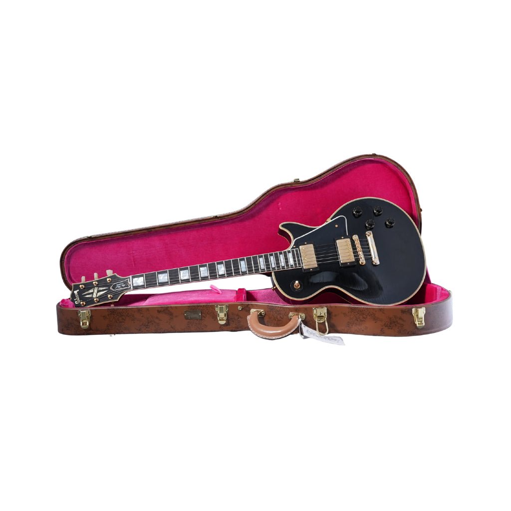 Gibson Custom Shop Murphy Lab 1957 Les Paul Custom Ultra Light Aged - Ebony Electric Guitars Sky Music