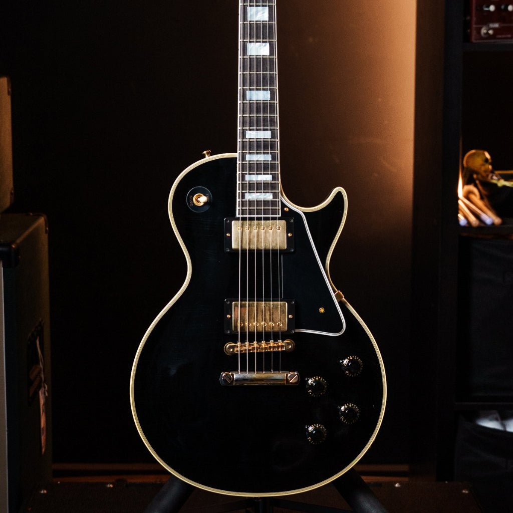 Gibson Custom Shop Murphy Lab 1957 Les Paul Custom Ultra Light Aged - Ebony Electric Guitars Sky Music