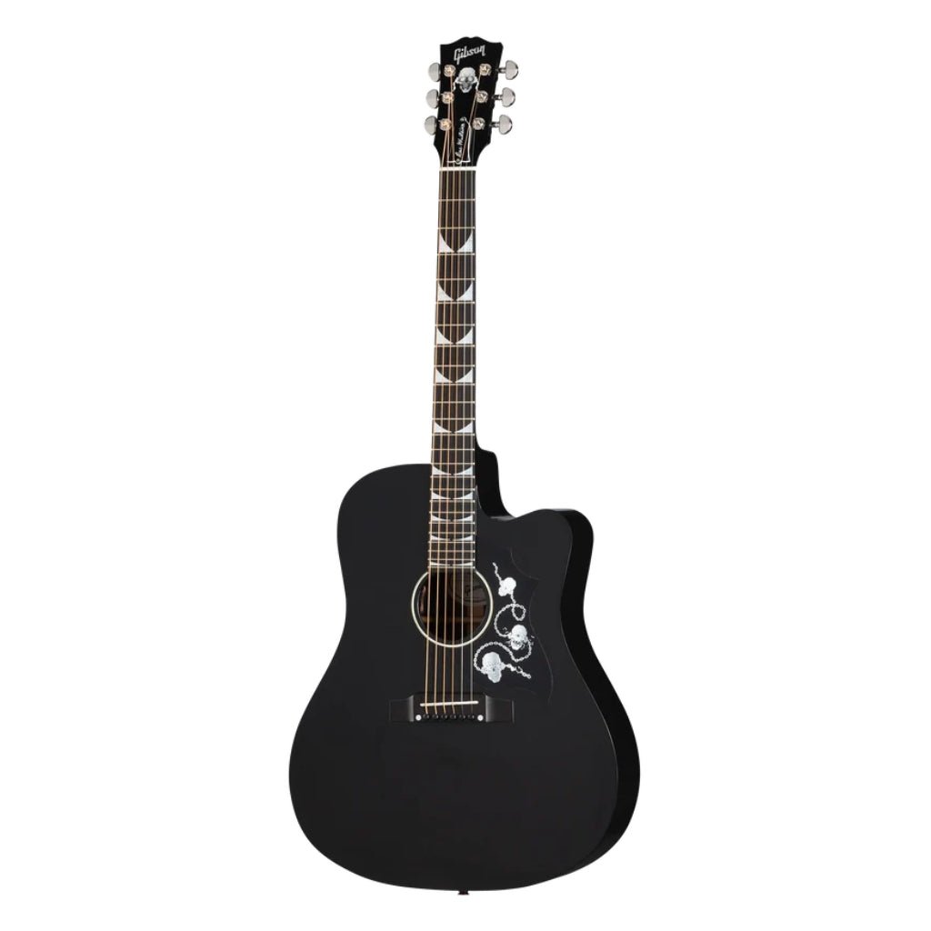 Gibson Dave Mustaine Songwriter Acoustic Guitar - Ebony Acoustic Guitars Sky Music