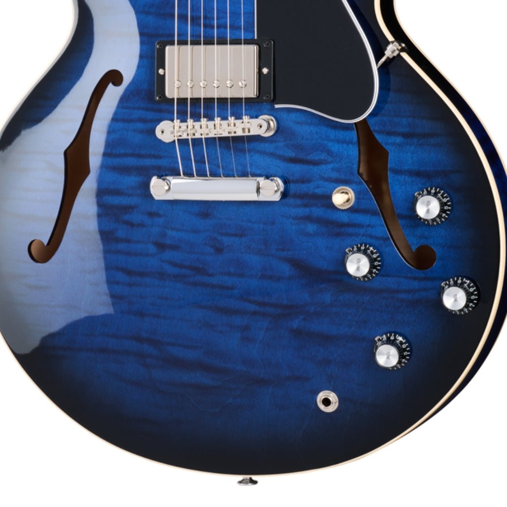 Gibson ES-335 Figured Semi-Hollowbody Electric Guitar - Deep Ocean Burst Electric Guitars Sky Music