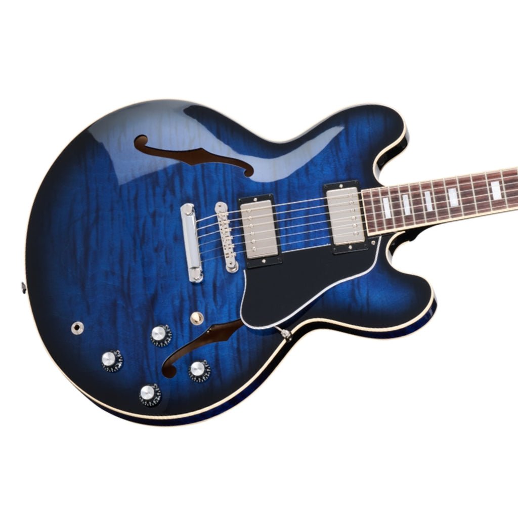 Gibson ES-335 Figured Semi-Hollowbody Electric Guitar - Deep Ocean Burst Electric Guitars Sky Music
