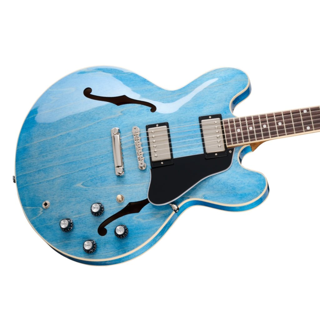 Gibson ES-335 Semi-Hollowbody Electric Guitar - Ocean Blue Electric Guitars Sky Music