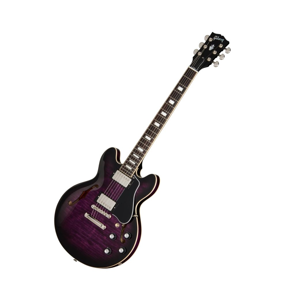Gibson ES-339 Figured Semi-Hollow Electric Guitar - Dark Purple Burst Electric Guitars Sky Music