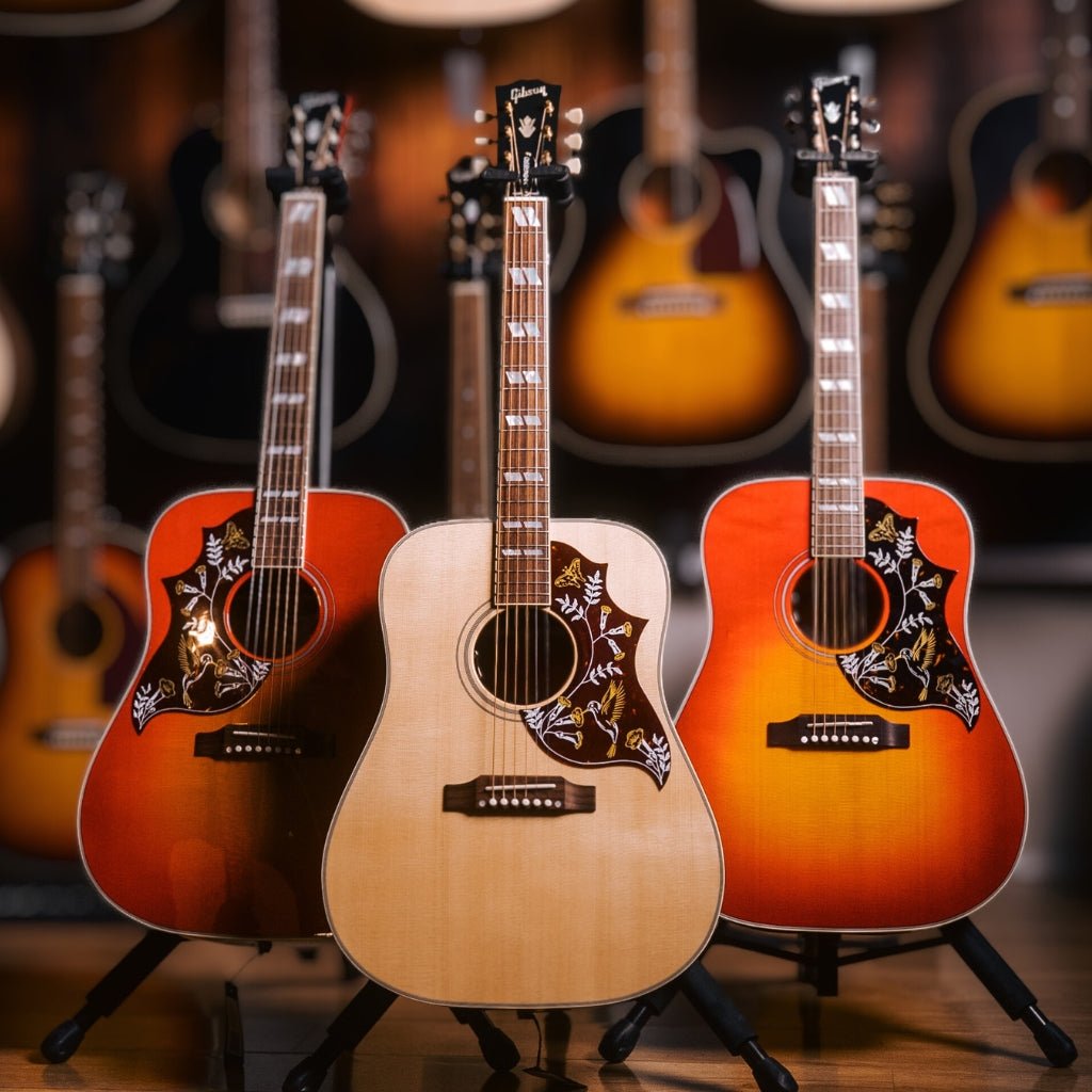 Gibson Hummingbird Original w/Hardshell Case - Antique Natural Acoustic Guitars Sky Music