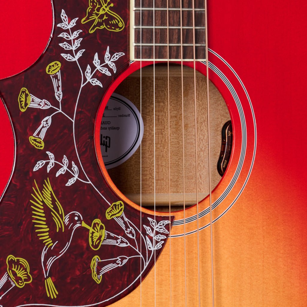 Gibson Hummingbird Standard Vintage Cherry Sunburst Left-Handed Acoustic Guitars Sky Music