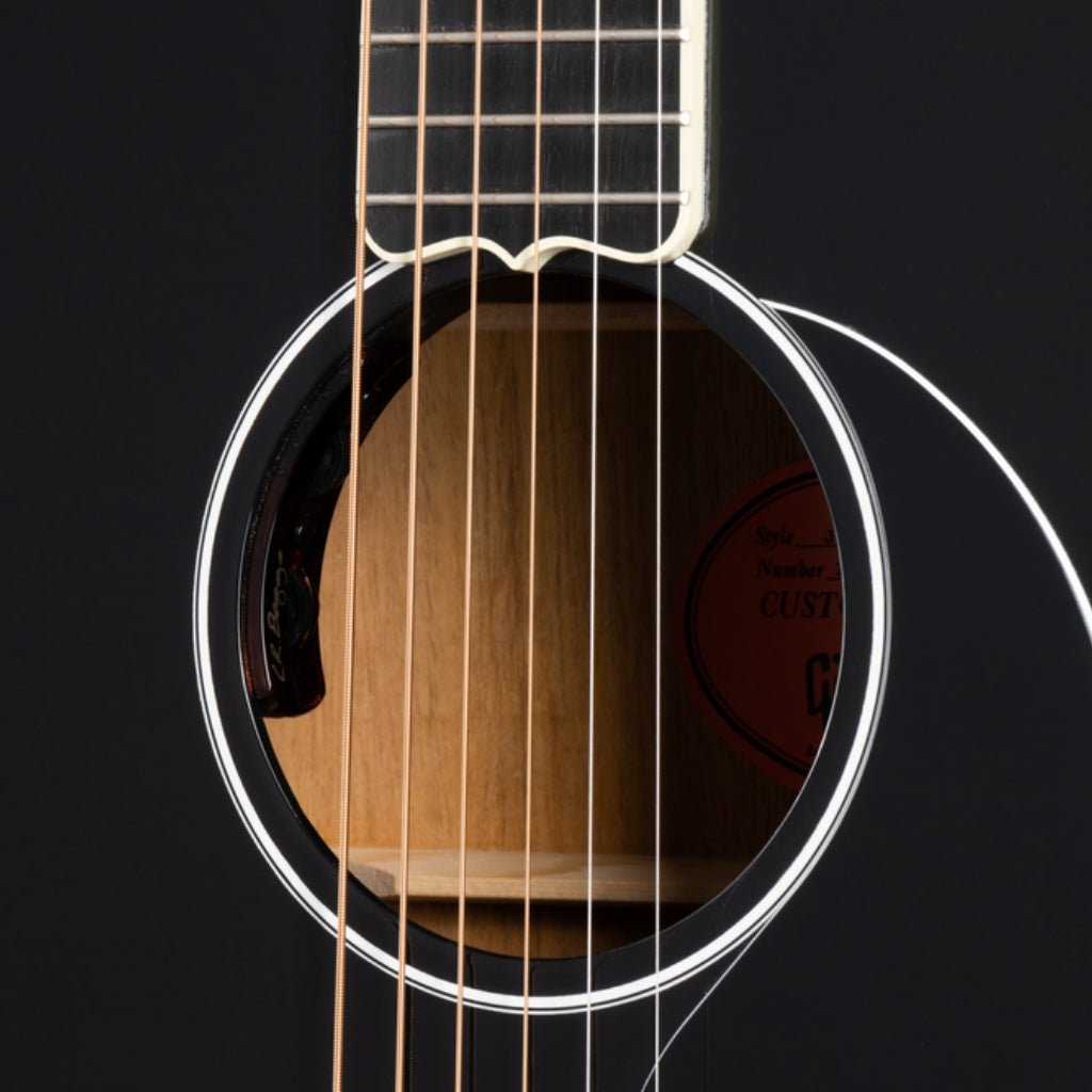 Gibson J45 Custom Ebony Acoustic Guitar Acoustic Guitars Sky Music