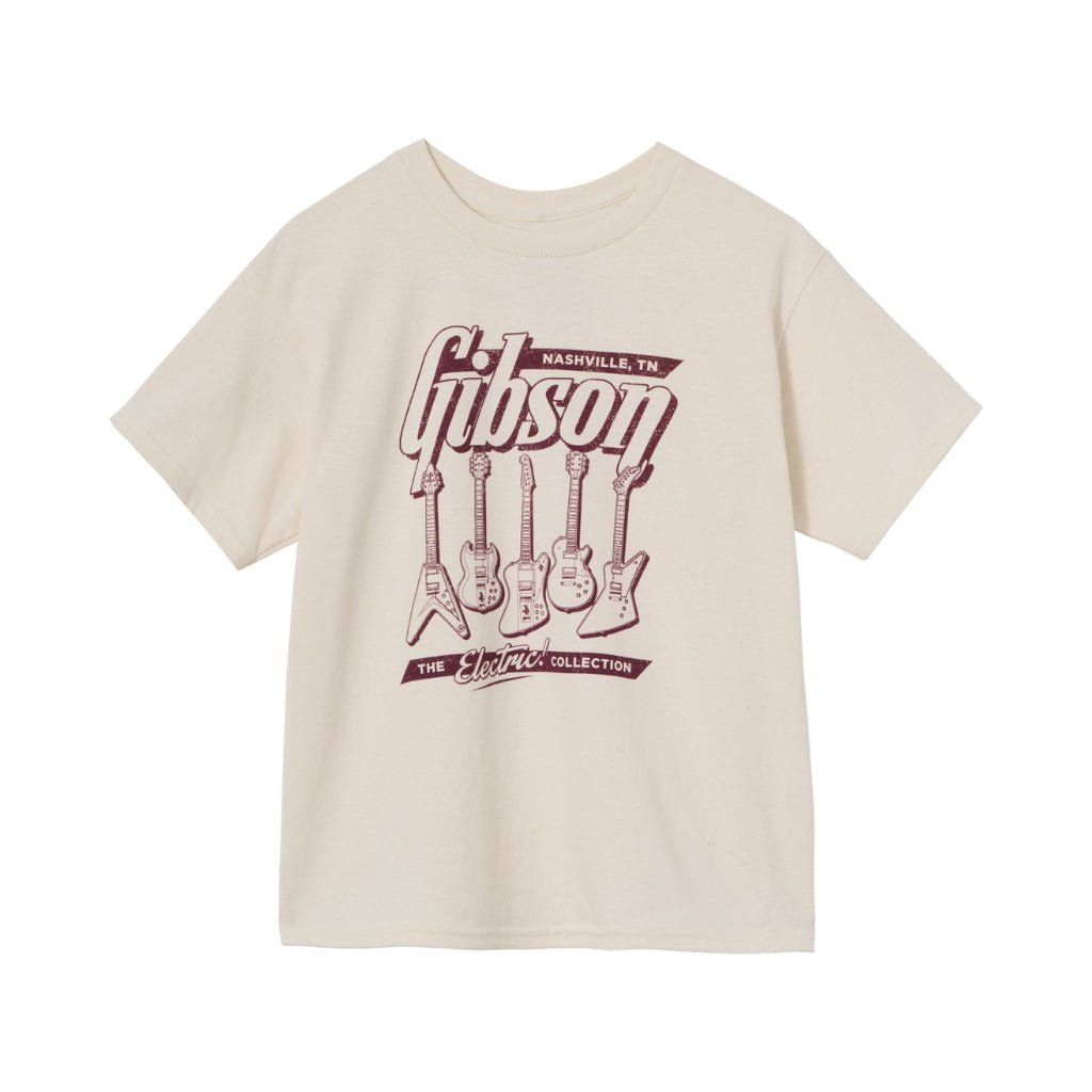 Gibson Kid's Electric Collection Tee Cream - Medium Merchandise &amp; Apparel Sky Music