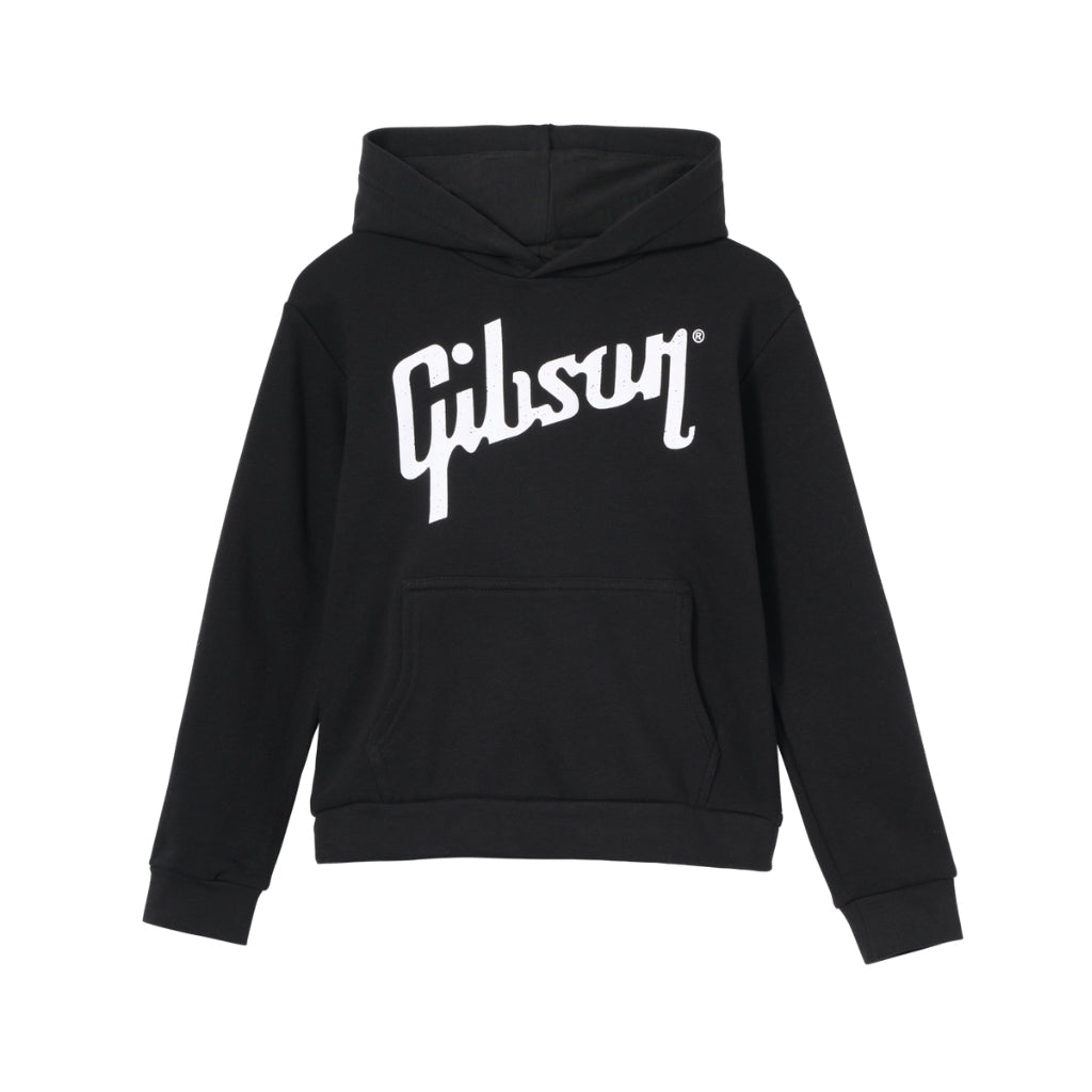 Gibson Kid's Logo Pullover Hoodie - Black Large Merchandise &amp; Apparel Sky Music