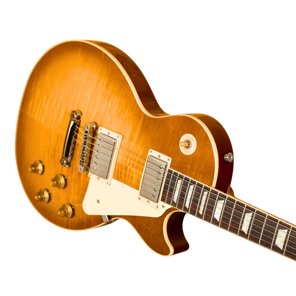 Gibson Les Paul Standard 50s Figured Maple Electric Guitar - Dirty Lemon Burst Electric Guitars Sky Music