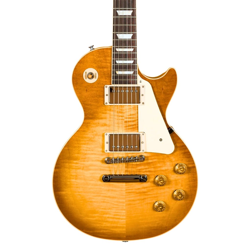 Gibson Les Paul Standard 50s Figured Maple Electric Guitar - Dirty Lemon Burst Electric Guitars Sky Music