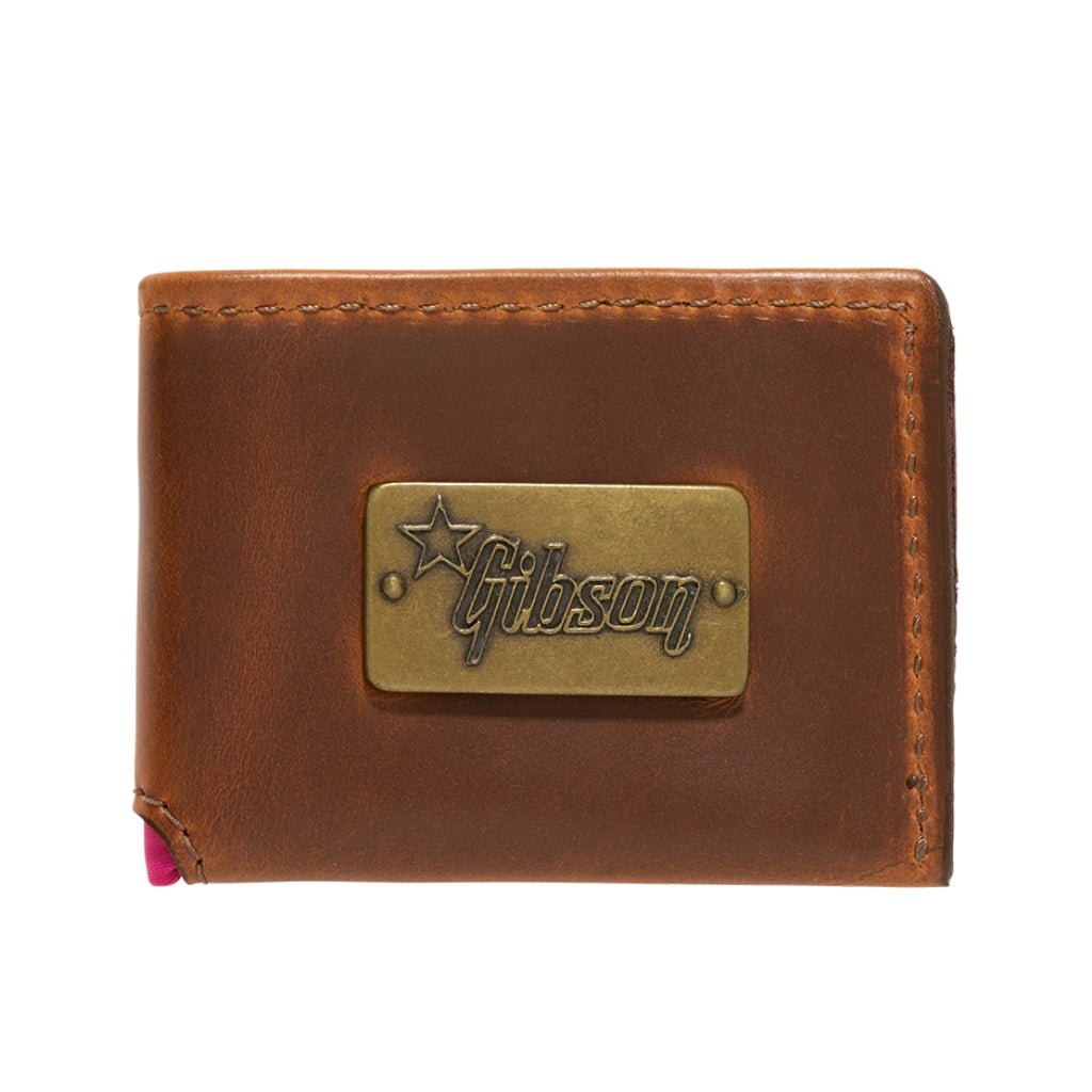 Gibson Lifton Leather Wallet - Brown Merchandise & Apparel Sky Music
