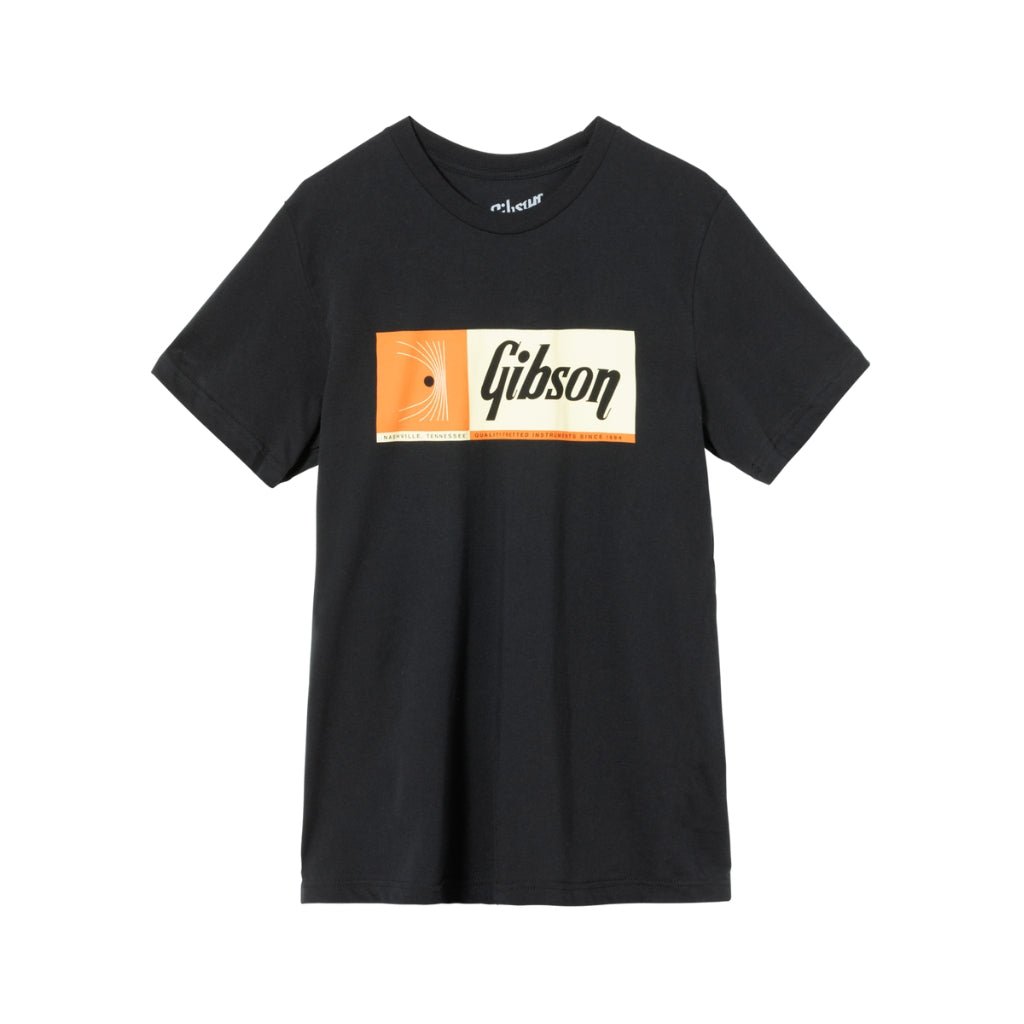 Gibson Quality Fretted Instruments Tee Black - Medium Merchandise &amp; Apparel Sky Music