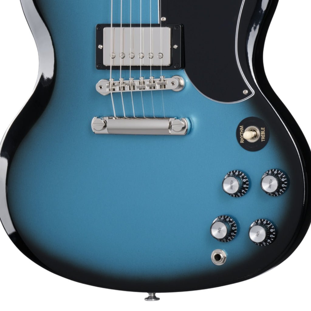 Gibson SG Standard '61 Electric Guitar - Pelham Blue Burst Electric Guitars Sky Music