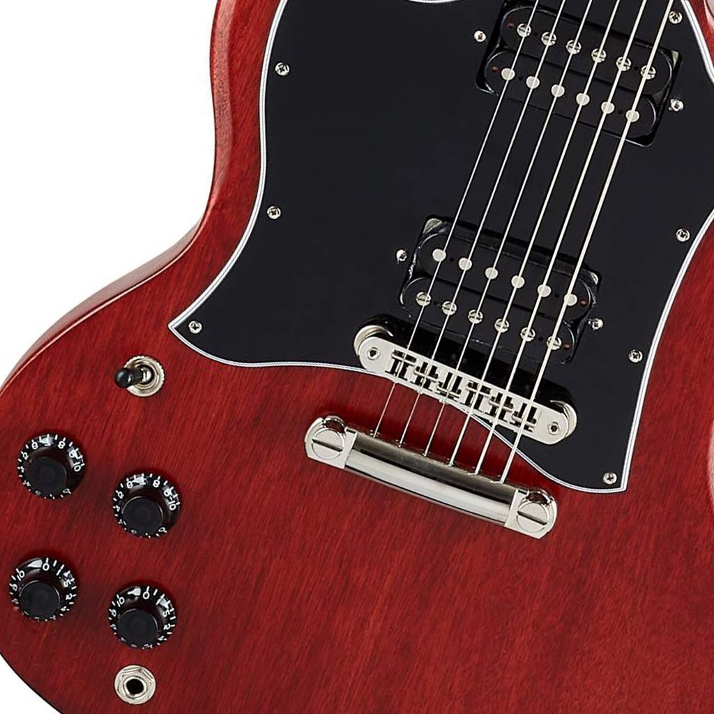Gibson SG Tribute Satin Left Handed Electric Guitar - Vintage Cherry Electric Guitars Sky Music