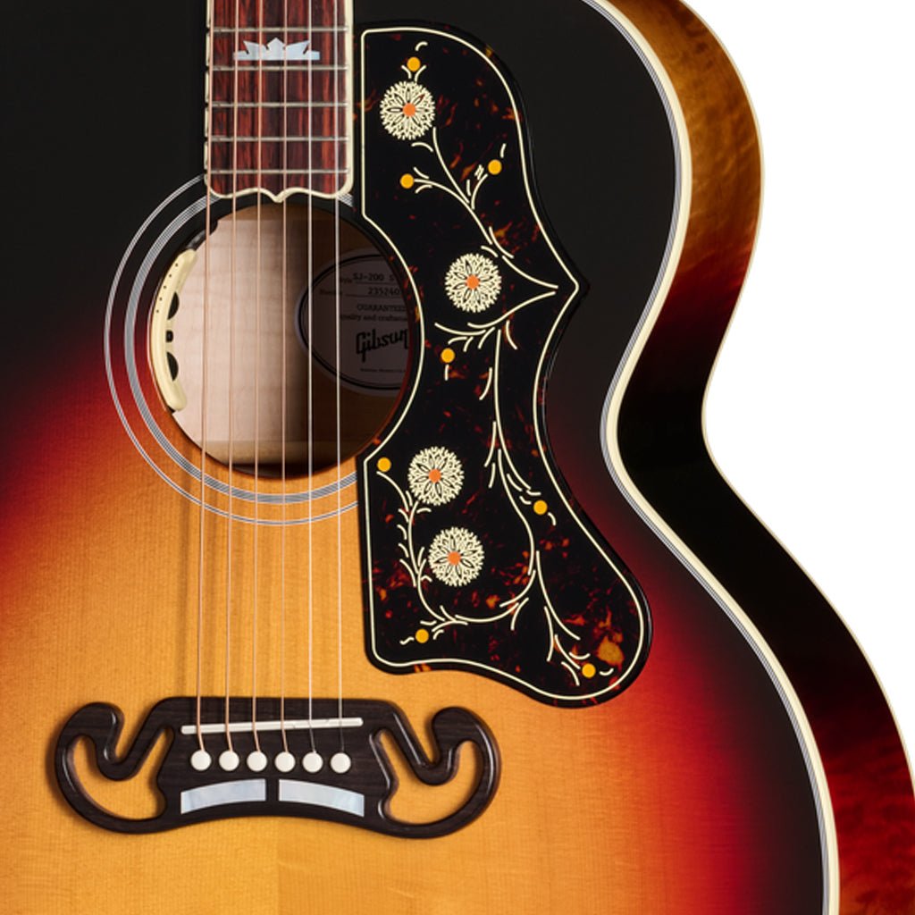 Gibson SJ-200 Standard Maple Acoustic Guitar - Tri Burst Acoustic Guitars Sky Music