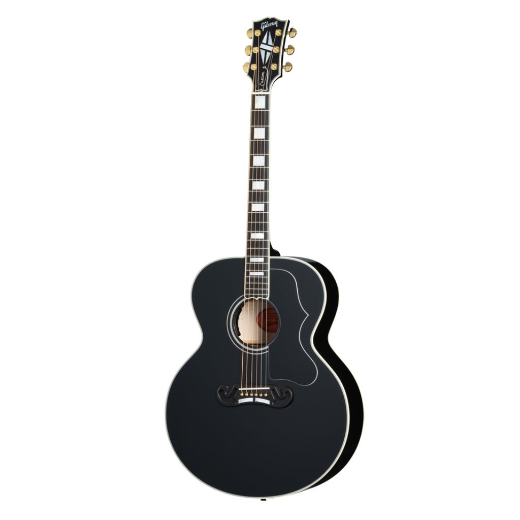 Gibson SJ200 Custom Ebony Acoustic Guitar Acoustic Guitars Sky Music