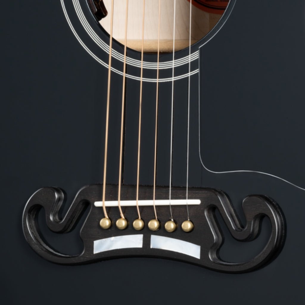 Gibson SJ200 Custom Ebony Acoustic Guitar Acoustic Guitars Sky Music