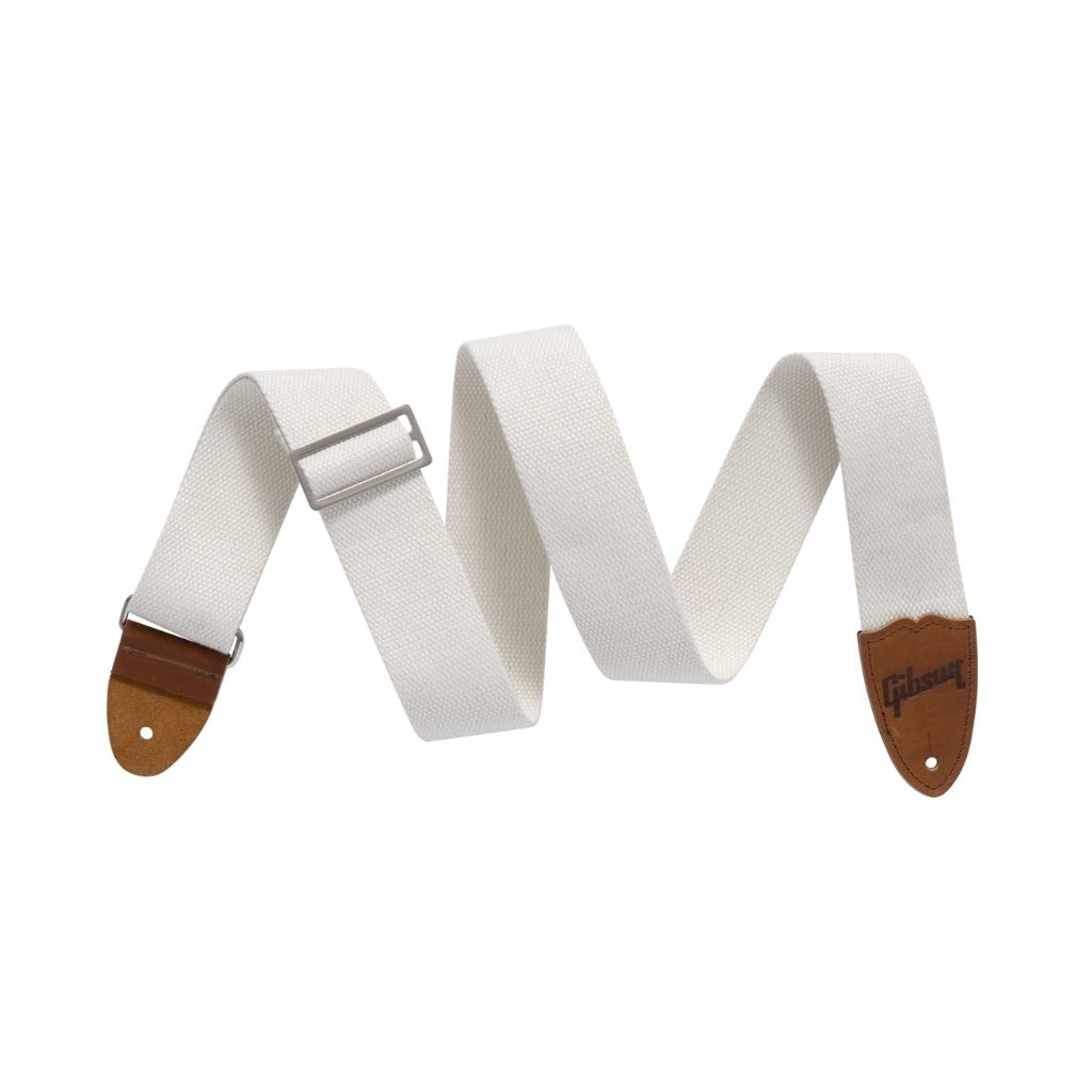 Gibson The Canvas Strap - White Merchandise & Apparel Sky Music