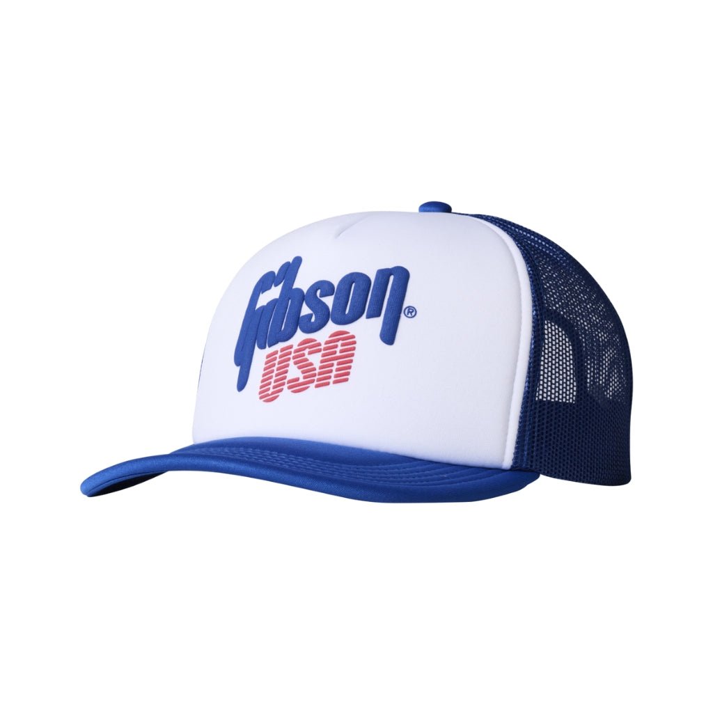 Gibson USA Foam Trucker Cap Merchandise &amp; Apparel Sky Music