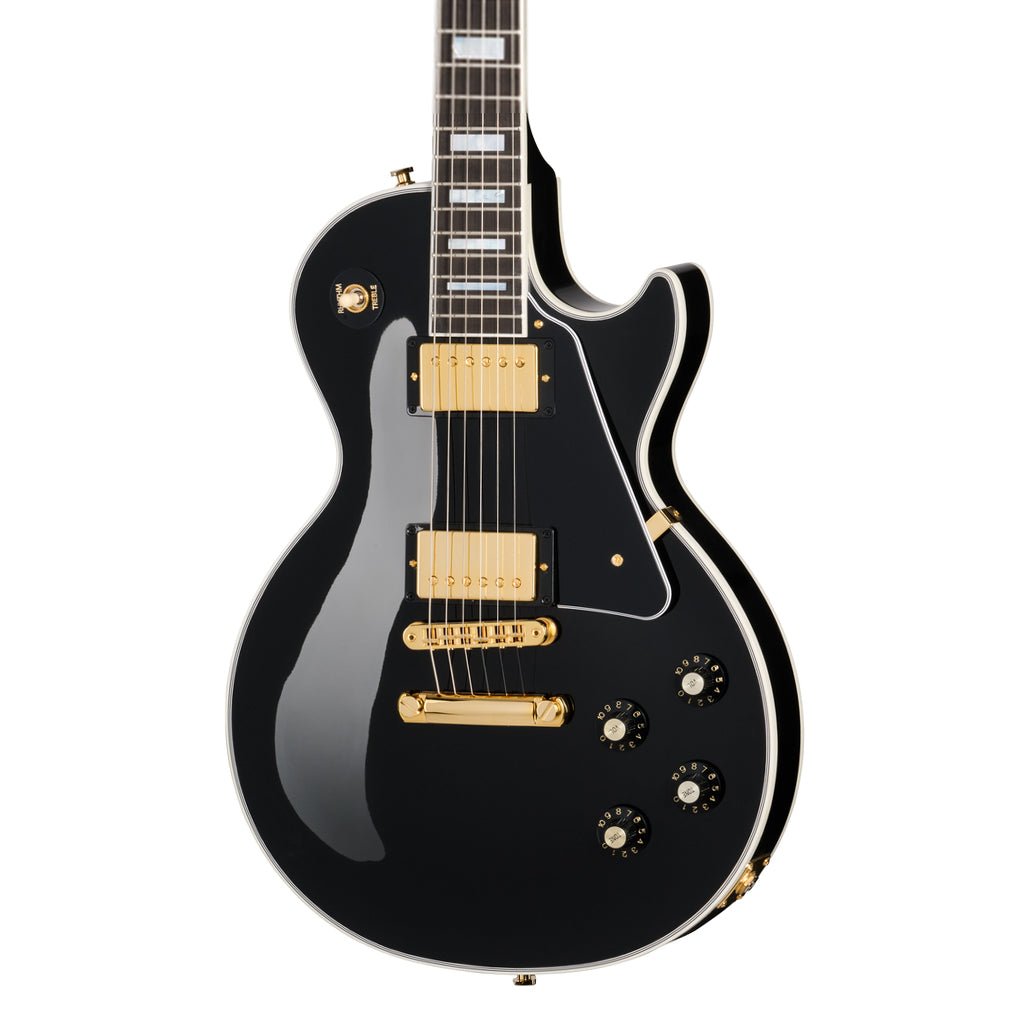 Gibson USA Les Paul Custom 70s - Ebony Electric Guitars Sky Music