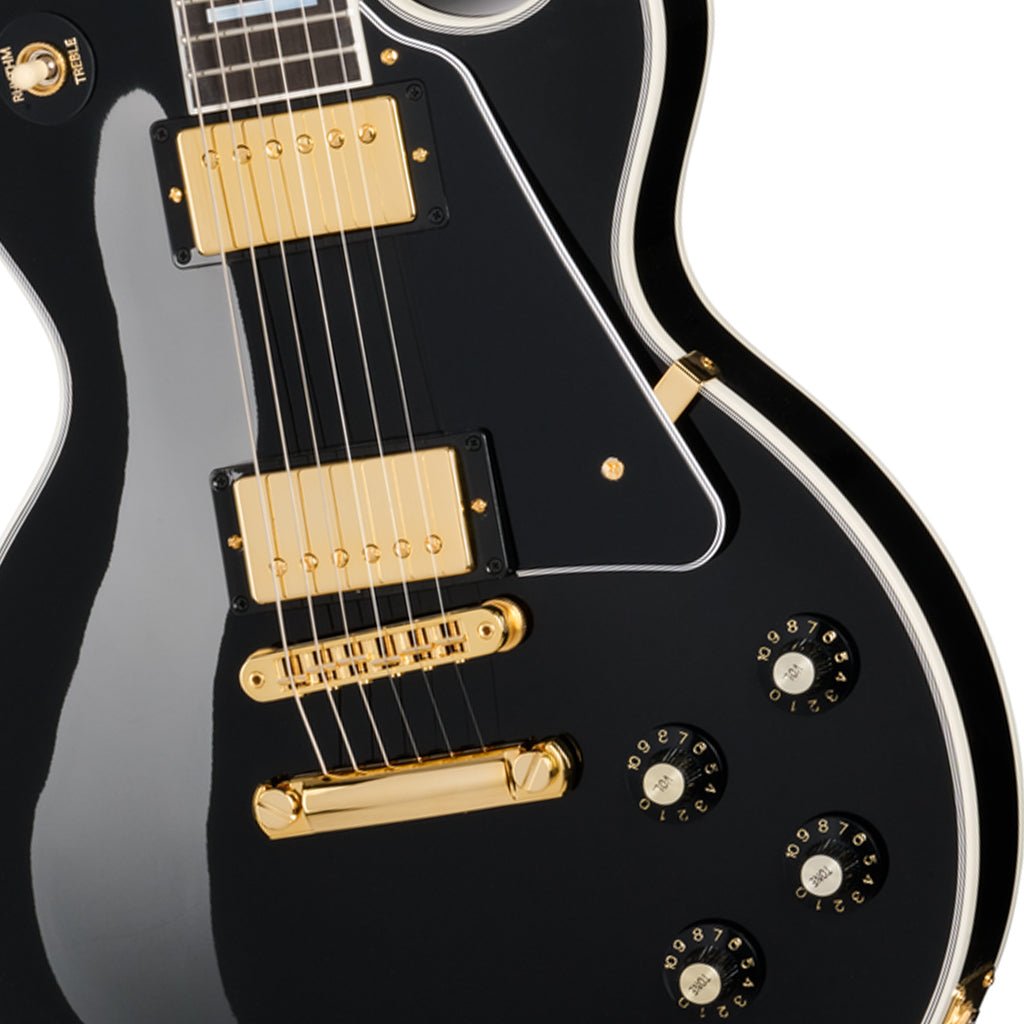 Gibson USA Les Paul Custom 70s - Ebony Electric Guitars Sky Music
