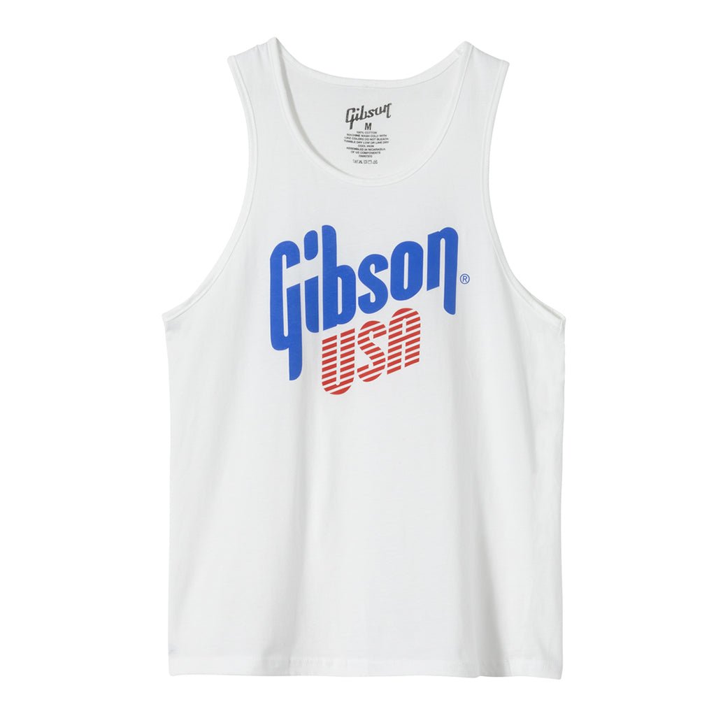 Gibson USA Tank White Medium Merchandise &amp; Apparel Sky Music