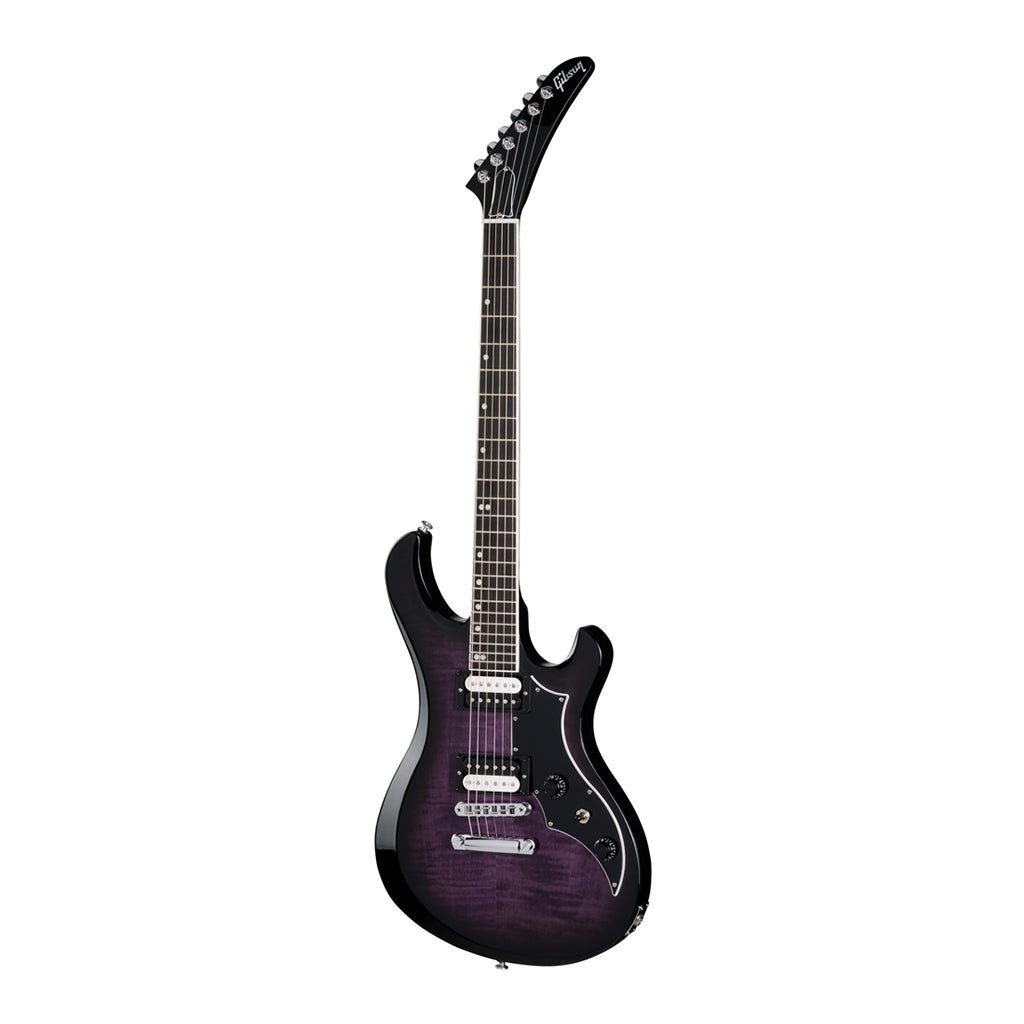 Gibson Victory Figured Top Electric Guitar - Dark Purple Burst Electric Guitars Sky Music