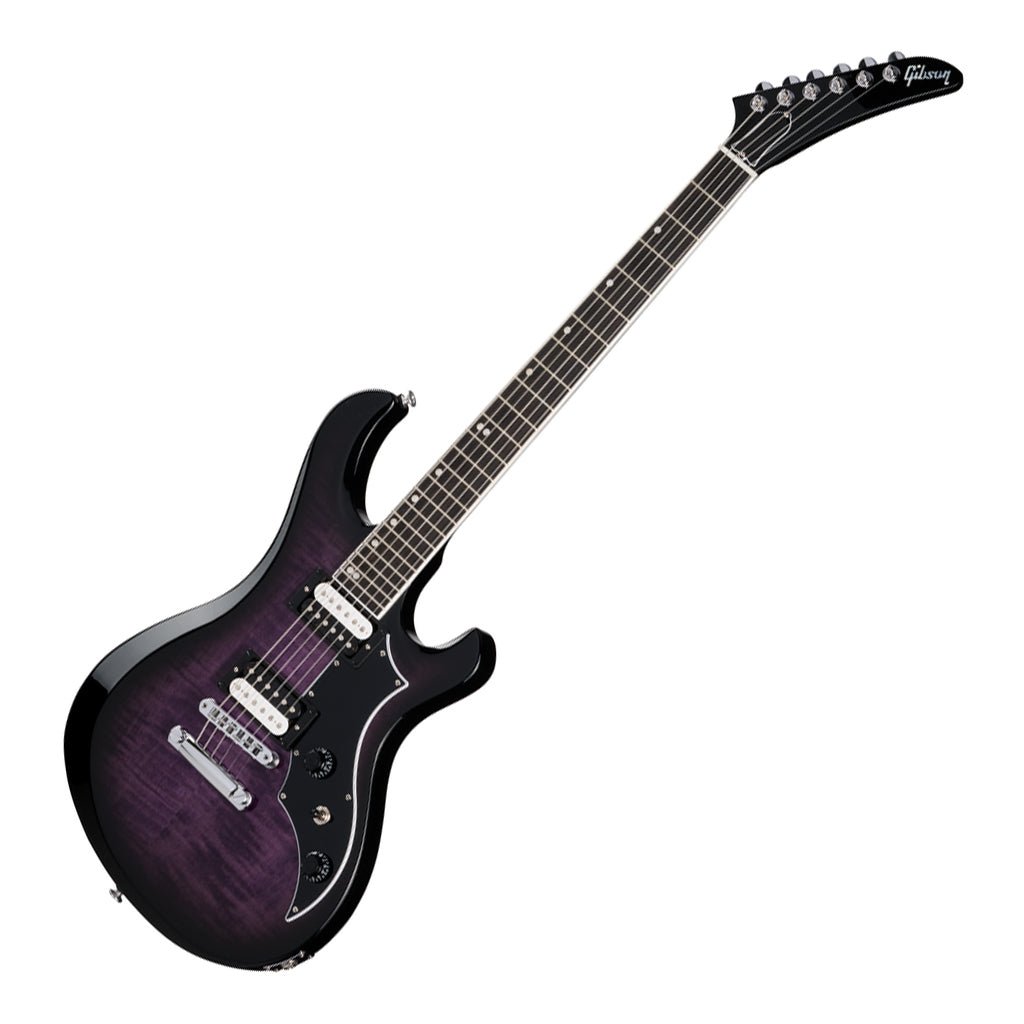 Gibson Victory Figured Top Electric Guitar - Dark Purple Burst Electric Guitars Sky Music