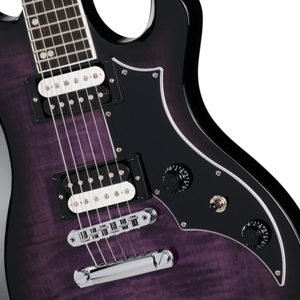 Gibson Victory Figured Top Electric Guitar - Dark Purple Burst Electric Guitars Sky Music