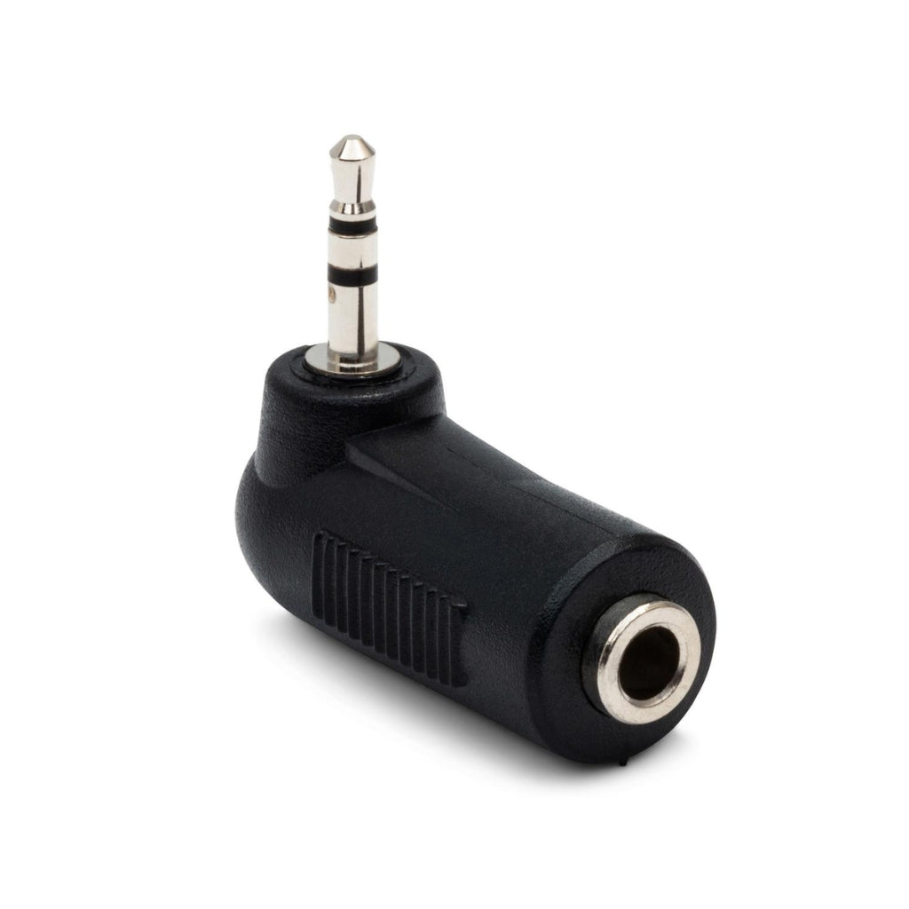 Hosa - 3.5 mm TRS to 2.5 mm TRS - Right Angle Adaptor