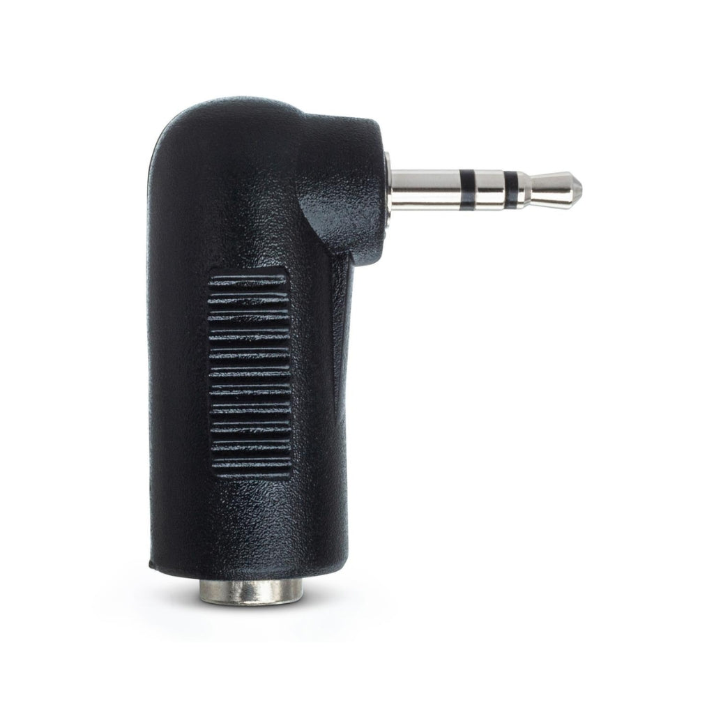 Hosa - 3.5 mm TRS to 2.5 mm TRS - Right Angle Adaptor
