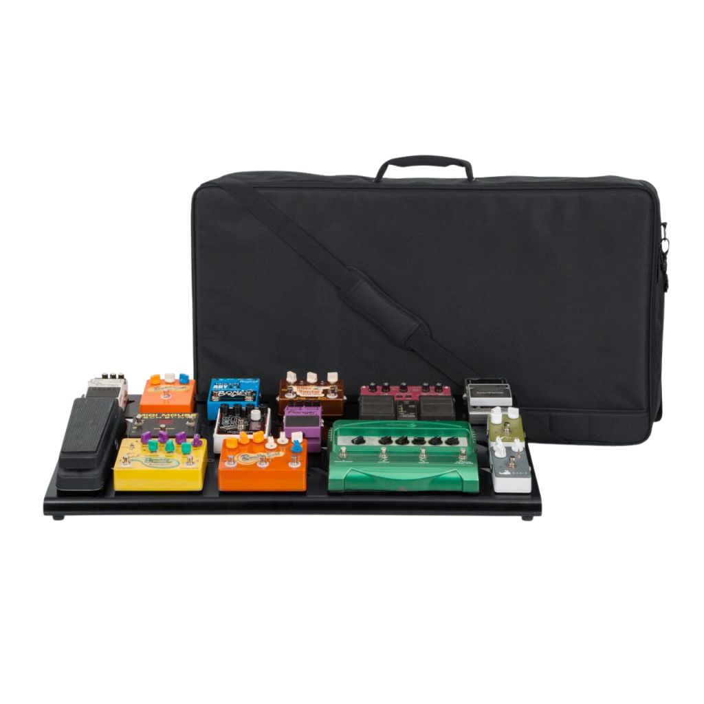 Gator - GPB-XBAK-1 Black Aluminum Pedal Board - XL w/ Carry Bag