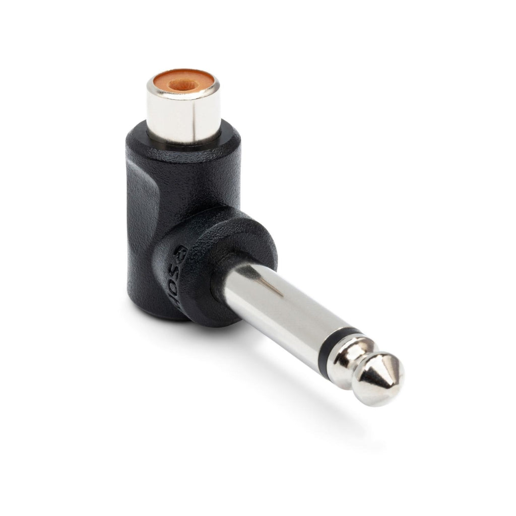 Hosa - RCA to 1/4 in TS - Right-Angle Adaptors